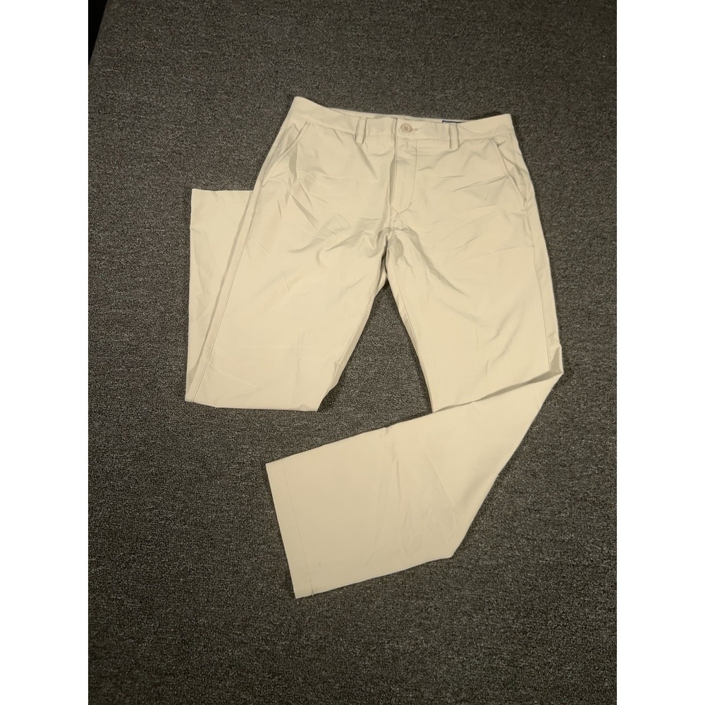 Vineyard Vines Performance Pants Men's 32x30 (Fits 34x30) Beige Breaker Golf